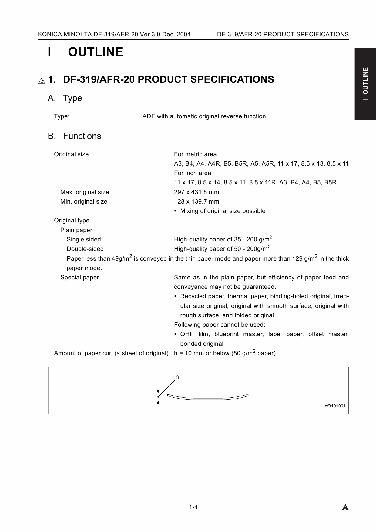 Konica-Minolta Options DF-319 AFR-20 Service Manual-2